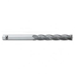 12mm Dia. x 153mm Overall Length 4-Flute Square End Solid Carbide SE End Mill-Round Shank-Center Cutting-Uncoated - Exact Tool & Supply