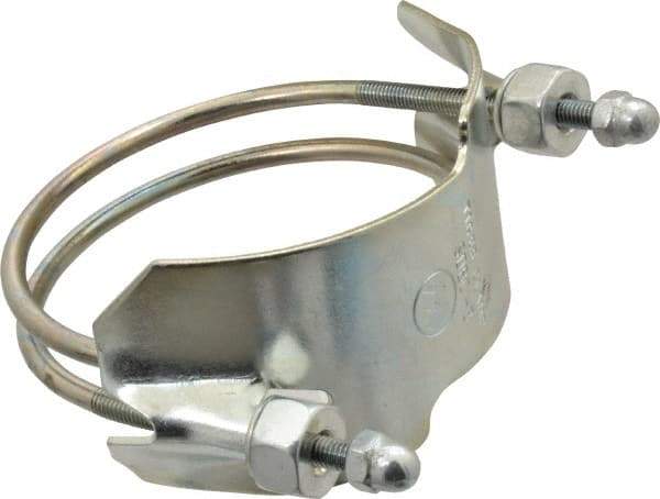 Kuriyama of America - 3" Hose, Spiral Double Bolt Hose Clamp - Plated Steel - Exact Tool & Supply