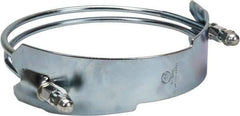 Kuriyama of America - 8" Hose, Spiral Double Bolt Hose Clamp - Plated Steel - Exact Tool & Supply