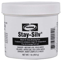 Harris Products - 1 Lb. Black Paste Flux - Jar Container - Exact Tool & Supply