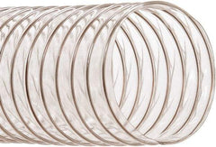 Hi-Tech Duravent - 8" ID, 50' Long, PVC Blower & Duct Hose - Clear, 6" Bend Radius, 2.5 In/Hg, 7 Max psi, -20 to 180°F, Chemical Resistant - Exact Tool & Supply
