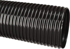 Hi-Tech Duravent - 4" ID, 25' Long, Polyethylene Blower & Duct Hose - Black, 5-3/4" Bend Radius, 3 In/Hg, 5 Max psi, -30 to 160°F, UV Resistant - Exact Tool & Supply