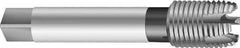 Emuge - 2-1/2 - 8 UNS, 7 Flute, Nitride Finish, Cobalt Spiral Point Tap - Modified Bottoming Chamfer, Right Hand Thread, 10.827" OAL, 2.165" Thread Length, 2.1" Shank Diam, 3BX Class of Fit - Exact Tool & Supply