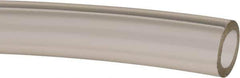 Made in USA - 1/2" ID x 3/4" OD, 1/8" Wall Thickness, Cut to Length (50' Standard Length) Plastic Tube - Clear, 36 Max psi, 63 Hardness - Exact Tool & Supply