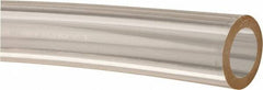 Made in USA - 1/2" ID x 3/4" OD, 1/8" Wall Thickness, Cut to Length (50' Standard Length) Plastic Tube - Clear, 25 Max psi, 40 Hardness - Exact Tool & Supply