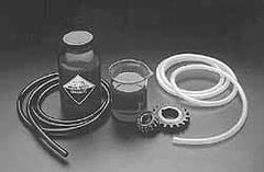 Made in USA - 1-1/2" ID x 2" OD, 1/4" Wall Thickness, Cut to Length (50' Standard Length) Plastic Tube - Clear, 26 Max psi, 63 Hardness - Exact Tool & Supply