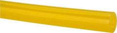 Made in USA - 1/2" ID x 3/4" OD, 1/8" Wall Thickness, Cut to Length (50' Standard Length) Tygon Tube - Yellow, 29 Max psi, 57 Hardness - Exact Tool & Supply