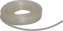 Made in USA - 1/4" ID x 3/8" OD, 1/16" Wall Thickness, 50' Long, Tygon Tube - Clear, 32 Max psi, 64 Hardness - Exact Tool & Supply