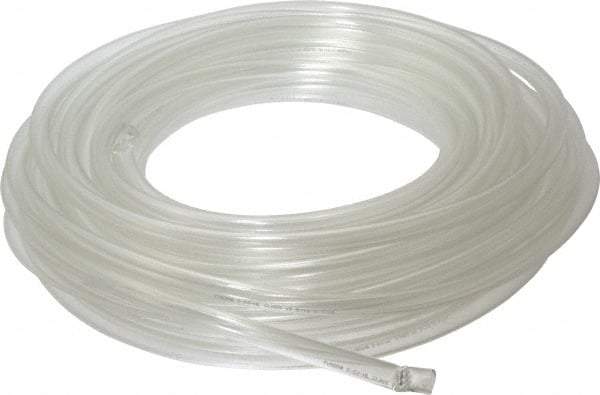 Made in USA - 5/16" ID x 7/16" OD, 1/16" Wall Thickness, 50' Long, Tygon Tube - Clear, 27 Max psi, 64 Hardness - Exact Tool & Supply