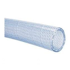 Made in USA - 1-1/4" ID x 1-11/16" OD, 7/32" Wall Thickness, Cut to Length (50' Standard Length) PVC Tube - Clear, 80 Max psi, 80 Hardness - Exact Tool & Supply