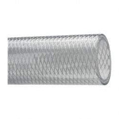 Made in USA - 1-1/2" ID x 1-15/16" OD, 7/32" Wall Thickness, Cut to Length (50' Standard Length) PVC Tube - Clear, 80 Max psi, 80 Hardness - Exact Tool & Supply