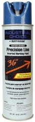 Rust-Oleum - 17 fl oz Blue Marking Paint - 600' to 700' Coverage at 1" Wide, Water-Based Formula - Exact Tool & Supply