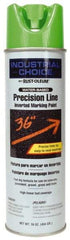 Rust-Oleum - 17 fl oz Green Marking Paint - 600' to 700' Coverage at 1" Wide, Water-Based Formula - Exact Tool & Supply