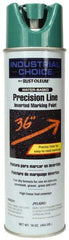 Rust-Oleum - 17 fl oz Green Marking Paint - 600' to 700' Coverage at 1" Wide, Water-Based Formula - Exact Tool & Supply