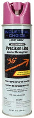 Rust-Oleum - 17 fl oz Purple Marking Paint - 600' to 700' Coverage at 1" Wide, Water-Based Formula - Exact Tool & Supply