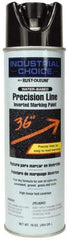 Rust-Oleum - 17 fl oz Black Marking Paint - 600' to 700' Coverage at 1" Wide, Water-Based Formula - Exact Tool & Supply