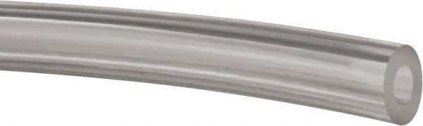 Made in USA - 1/4" ID x 1/2" OD, 1/8" Wall Thickness, Cut to Length (100' Standard Length) Polyurethane Tube - Clear, 71 Max psi - Exact Tool & Supply