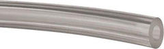 Made in USA - 1/4" ID x 1/2" OD, 1/8" Wall Thickness, Cut to Length (100' Standard Length) Polyurethane Tube - Clear, 71 Max psi - Exact Tool & Supply