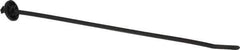 Thomas & Betts - 9.6" Long Black Nylon Standard Cable Tie - 65 Lb Tensile Strength, 1.65mm Thick, 1-3/4" Max Bundle Diam - Exact Tool & Supply