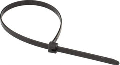 Thomas & Betts - 13.2" Long Black Polypropylene Standard Cable Tie - 60 Lb Tensile Strength, 1.52mm Thick, 4" Max Bundle Diam - Exact Tool & Supply