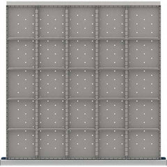 LISTA - 25-Compartment Drawer Divider Layout for 3.15" High Drawers - Exact Tool & Supply