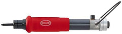 Sioux Tools - 1/4" Bit Holder, 800 RPM, Inline Handle Air Screwdriver - 5 to 50 In/Lb Torque, 8 CFM - Exact Tool & Supply