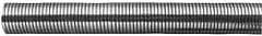 Federal Hose - 7" ID, -60 to 400°F, Galvanized Steel Unlined Flexible Metal Duct Hose - 27" Bend Radius, 25' Long - Exact Tool & Supply