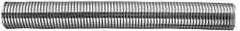 Federal Hose - 2-1/2" ID, 1,800°F Max, Stainless Steel Unlined Flexible Metal Duct Hose - 12" Bend Radius, 25' Long - Exact Tool & Supply