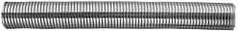 Federal Hose - 2-1/4" ID, 1,800°F Max, Stainless Steel Unlined Flexible Metal Duct Hose - 10.8" Bend Radius, 25' Long - Exact Tool & Supply