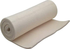 Made in USA - 3/16 Inch Thick x 66 Inch Wide x 12 Inch Long, Pressed Wool Felt Sheet - 2.3 Lbs/Square Yd., White, 400 psi - Exact Tool & Supply