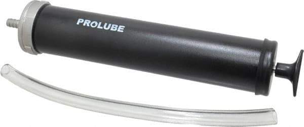 PRO-LUBE - Oil Lubrication Aluminum Suction Gun - For 16 oz Container, Use with Non-Corrosive Liquids - Exact Tool & Supply