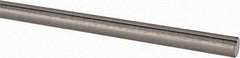 Made in USA - 3/8" Diam, 2' Long, 1045 Steel Keyed Round Linear Shafting - 3/32" Key - Exact Tool & Supply