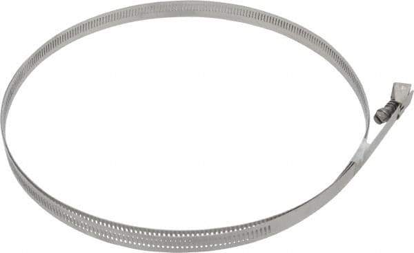 IDEAL TRIDON - SAE Size 312, 14 to 20" Diam, Stainless Steel Quick Release Worm Drive Clamp - 1/2" Wide, Material Grade 301, Series 550 - Exact Tool & Supply