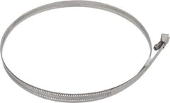 IDEAL TRIDON - SAE Size 312, 14 to 20" Diam, Stainless Steel Quick Release Worm Drive Clamp - 1/2" Wide, Material Grade 301, Series 550 - Exact Tool & Supply