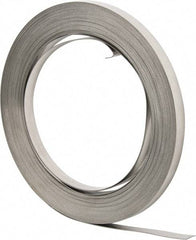 IDEAL TRIDON - Grade 201, Stainless Steel Banding Strap Roll - 5/8" Wide x 0.03" Thick - Exact Tool & Supply