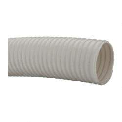 Continental ContiTech - 3" ID, 29 Hg Vac Rating, 30 psi, PVC Vacuum & Duct Hose - 100' Long, White, 8" Bend Radius, 15 to 150°F - Exact Tool & Supply