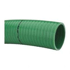 Continental ContiTech - 15 to 150°F, 3" Inside x 3.38" Outside Diam, PVC Liquid Suction & Discharge Hose - Green, 100' Long, 65 psi Working Pressure - Exact Tool & Supply