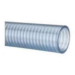Continental ContiTech - 1-1/2" Inside x 1.78" Outside Diam, Food & Beverage Hose - 6" Bend Radius, Clear, 100' Long, 29 Vacuum Rating - Exact Tool & Supply