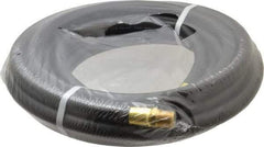 Continental ContiTech - 1/2" ID x 0.811" OD 25' Long Multipurpose Air Hose - MNPT x MNPT Ends, 200 Working psi, -40 to 190°F, 1/2" Fitting, Black - Exact Tool & Supply