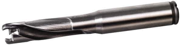 Kennametal - 17 to 17.99mm Diam, 3xD, 54mm Max Depth, 18mm Shank Diam, 75mm Flute, 127mm OAL, Replaceable Tip Drill - KTIP1700HPM Insert, V Seat Size, Series KenTIP - Exact Tool & Supply
