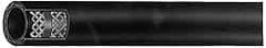 Continental ContiTech - 25' Long, 3/4" Fitting, Male NPT Fitting, -40 to 450°F, Synthetic Rubber High Temp & High Pressure Hose - 3/4" Inside x 1-9/32" Outside Diam, Black, 250 psi - Exact Tool & Supply