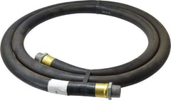 Continental ContiTech - 3/4" ID x 1-1/8" OD x 8' OAL, NPT Male x Male Petroleum Transfer Hose - 100 Max Working psi, 3/4" Fitting, Black - Exact Tool & Supply
