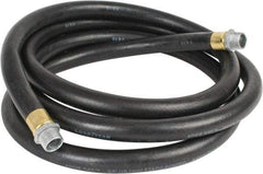 Continental ContiTech - 3/4" ID x 1-1/8" OD x 12' OAL, NPT Male x Male Petroleum Transfer Hose - 100 Max Working psi, 3/4" Fitting, Black - Exact Tool & Supply