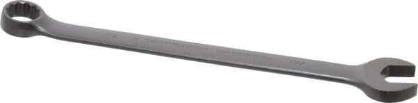 Proto - 7/8" 12 Point Offset Combination Wrench - 15° Offset Angle, 12-1/2" OAL, Steel, Black Finish - Exact Tool & Supply