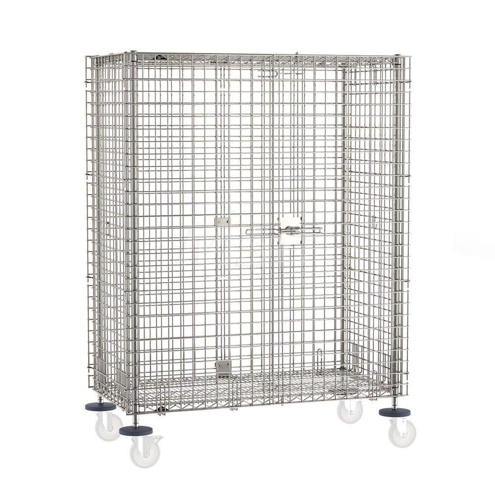 Metro - Security & Work/Utility Trucks; Type: Security Unit ; Load Capacity (Lb.): 0.000 ; Length (Inch): 52-3/4 ; Width (Inch): 27-1/4 ; Height (Inch): 62 ; Number of Shelves: 2 - Exact Tool & Supply