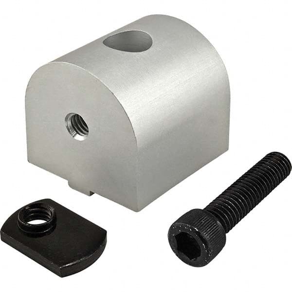 80/20 Inc. - 1-1/2" Wide x 1.6094" High x 1-1/2" Long Open Shelving 90 Degree Pivot Nub - Exact Tool & Supply