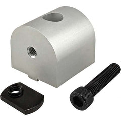 80/20 Inc. - 1-1/2" Wide x 1.6094" High x 1-1/2" Long Open Shelving 90 Degree Pivot Nub - Exact Tool & Supply