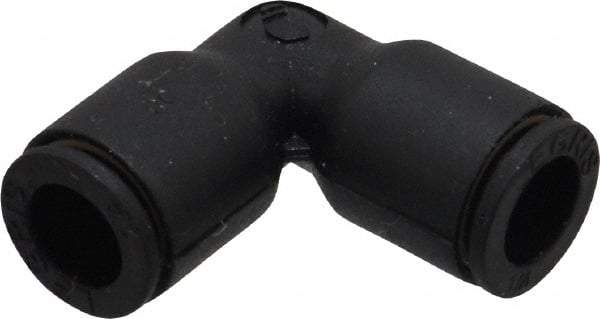 Legris - 1/4" Outside Diam, Nylon Push-to-Connect Tube Union Elbow - 290 Max psi - Exact Tool & Supply