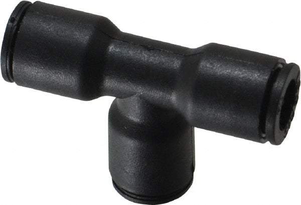 Legris - 1/4" Outside Diam, Nylon Push-to-Connect Tube Union Tee - 290 Max psi - Exact Tool & Supply
