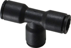 Legris - 1/4" Outside Diam, Nylon Push-to-Connect Tube Union Tee - 290 Max psi - Exact Tool & Supply
